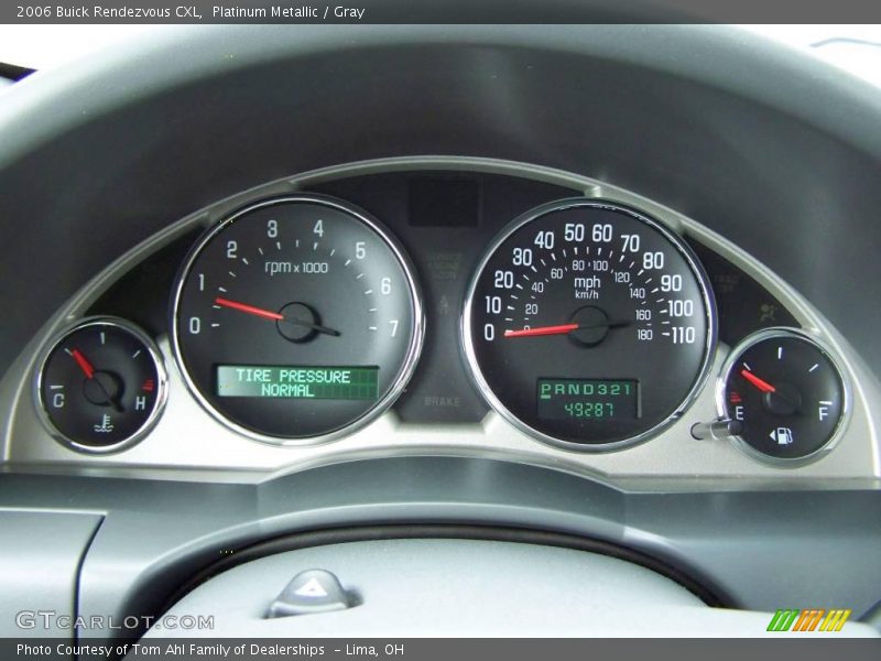 Platinum Metallic / Gray 2006 Buick Rendezvous CXL