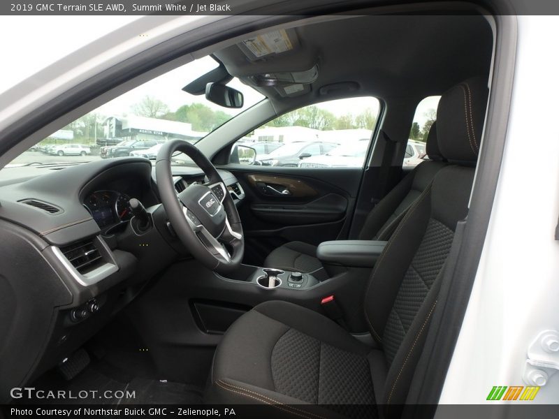 Summit White / Jet Black 2019 GMC Terrain SLE AWD