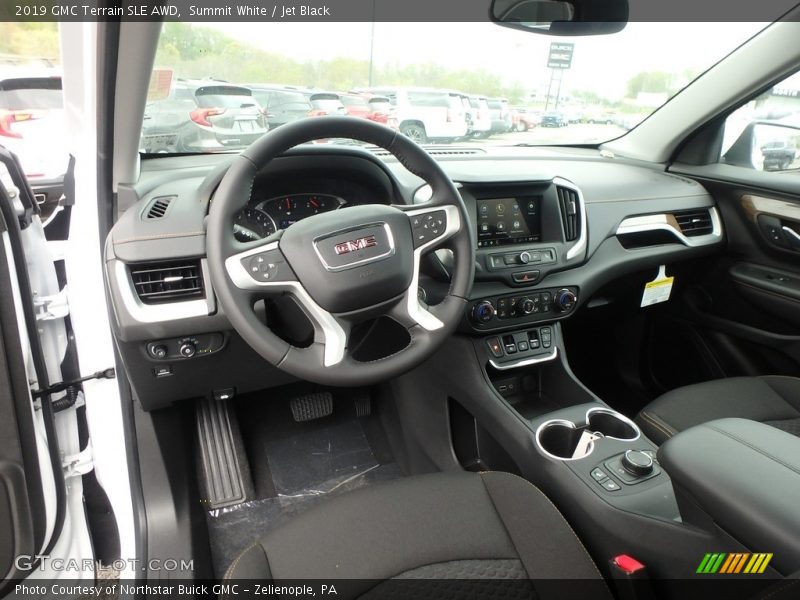Summit White / Jet Black 2019 GMC Terrain SLE AWD