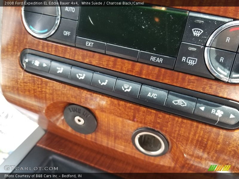 White Suede / Charcoal Black/Camel 2008 Ford Expedition EL Eddie Bauer 4x4