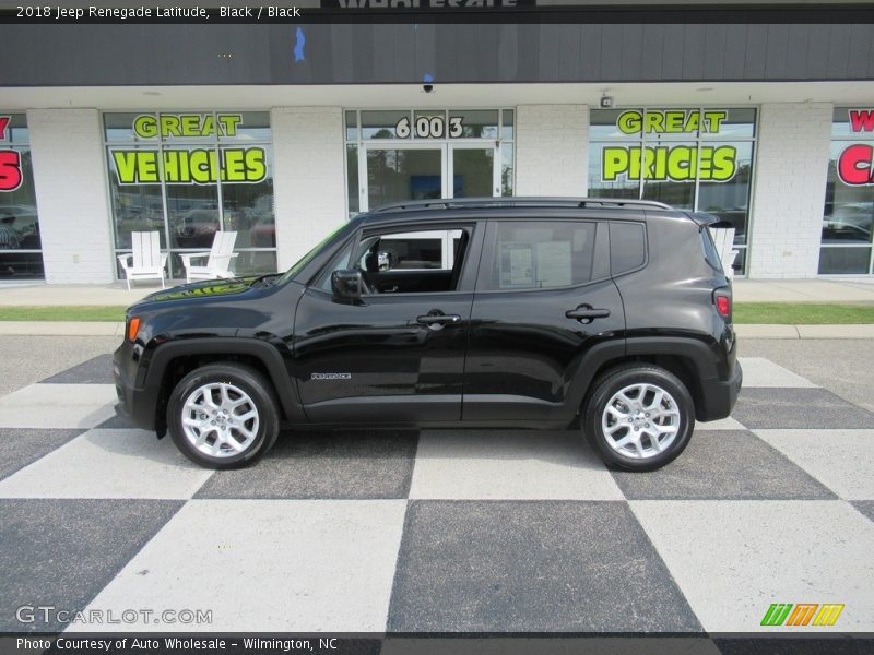 Black / Black 2018 Jeep Renegade Latitude