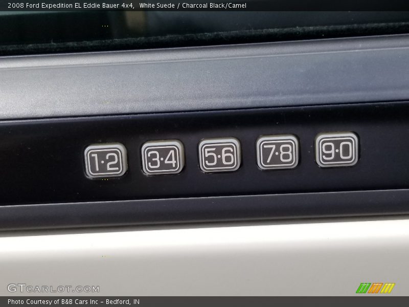 White Suede / Charcoal Black/Camel 2008 Ford Expedition EL Eddie Bauer 4x4