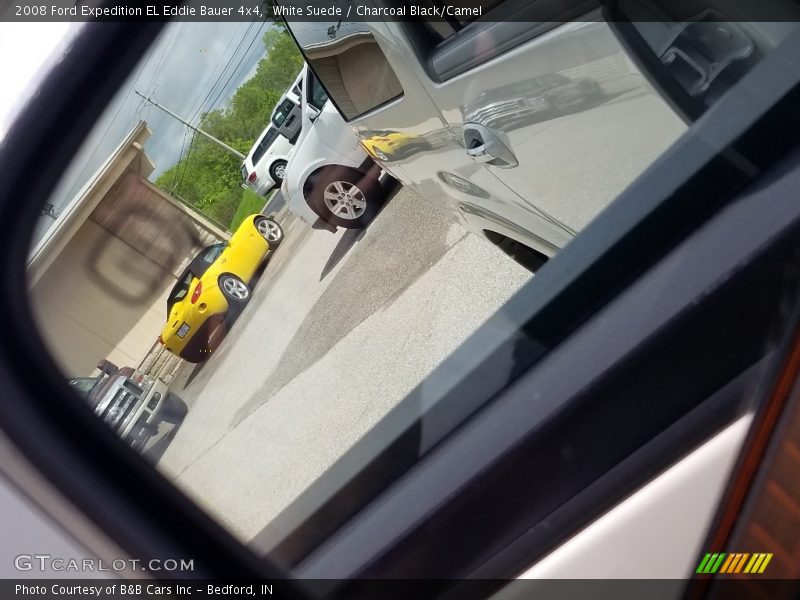 White Suede / Charcoal Black/Camel 2008 Ford Expedition EL Eddie Bauer 4x4