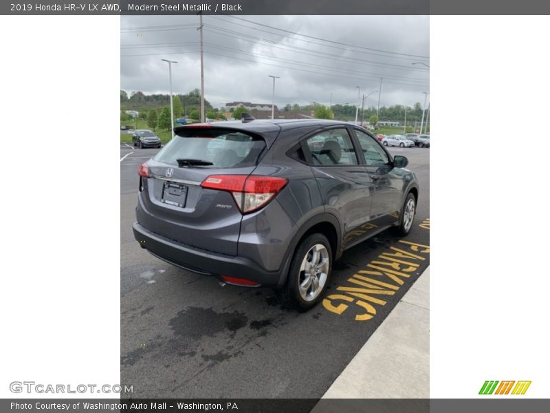 Modern Steel Metallic / Black 2019 Honda HR-V LX AWD