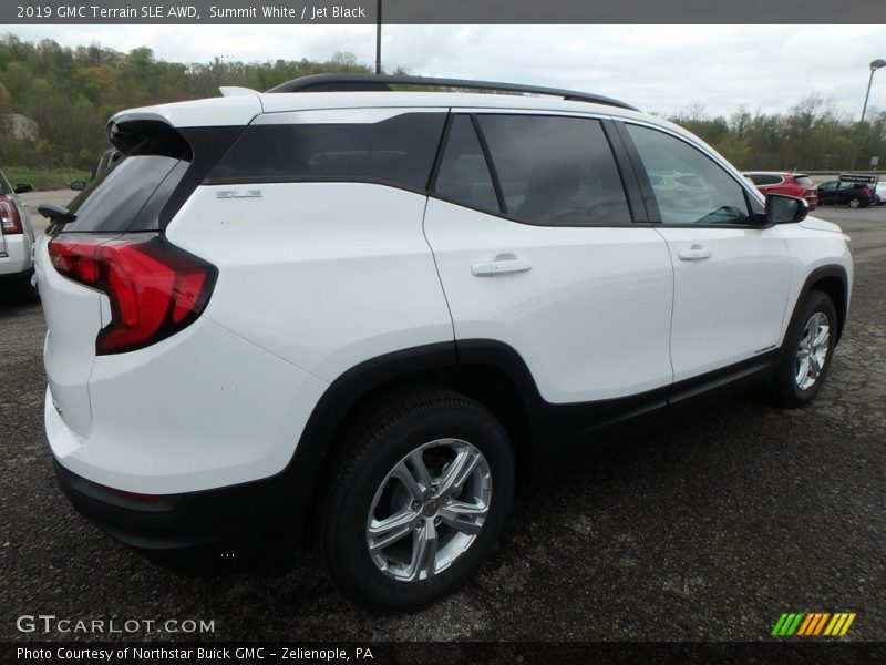 Summit White / Jet Black 2019 GMC Terrain SLE AWD