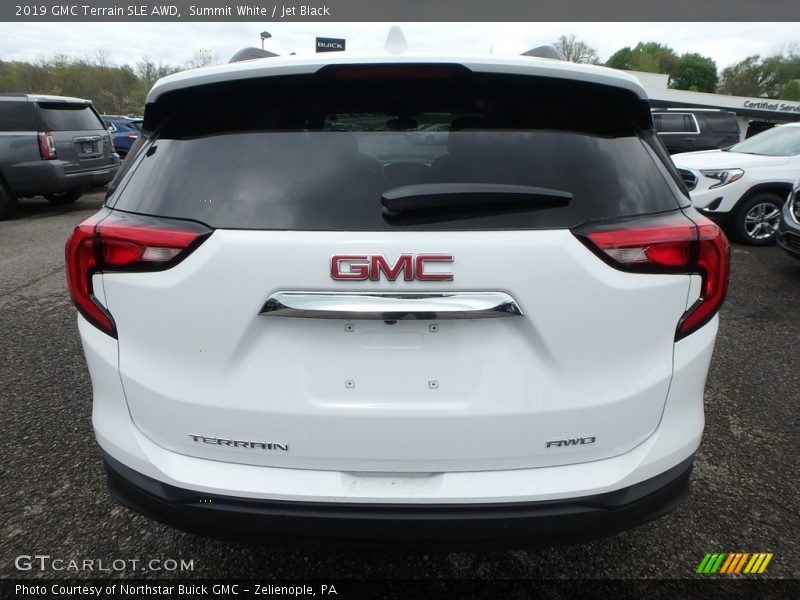 Summit White / Jet Black 2019 GMC Terrain SLE AWD