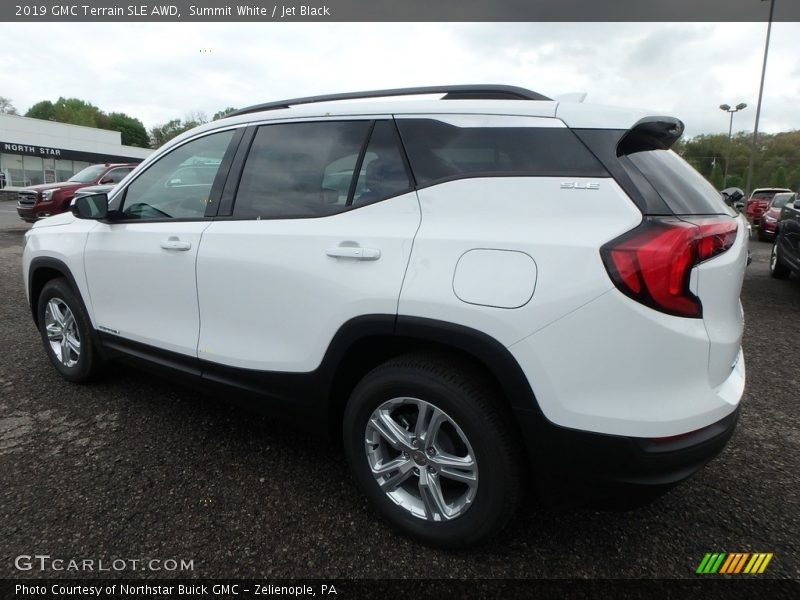 Summit White / Jet Black 2019 GMC Terrain SLE AWD