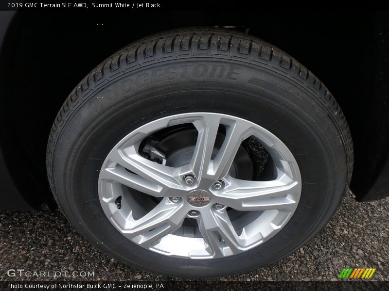 Summit White / Jet Black 2019 GMC Terrain SLE AWD