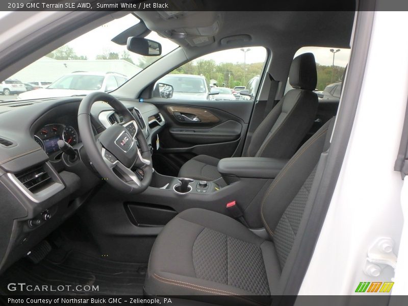 Summit White / Jet Black 2019 GMC Terrain SLE AWD