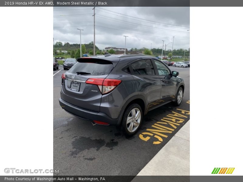 Modern Steel Metallic / Black 2019 Honda HR-V EX AWD
