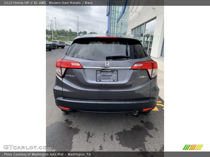 Modern Steel Metallic / Black 2019 Honda HR-V EX AWD