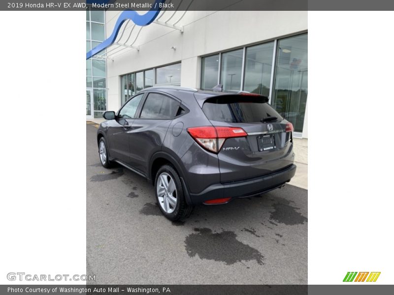 Modern Steel Metallic / Black 2019 Honda HR-V EX AWD