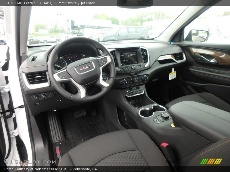 Summit White / Jet Black 2019 GMC Terrain SLE AWD