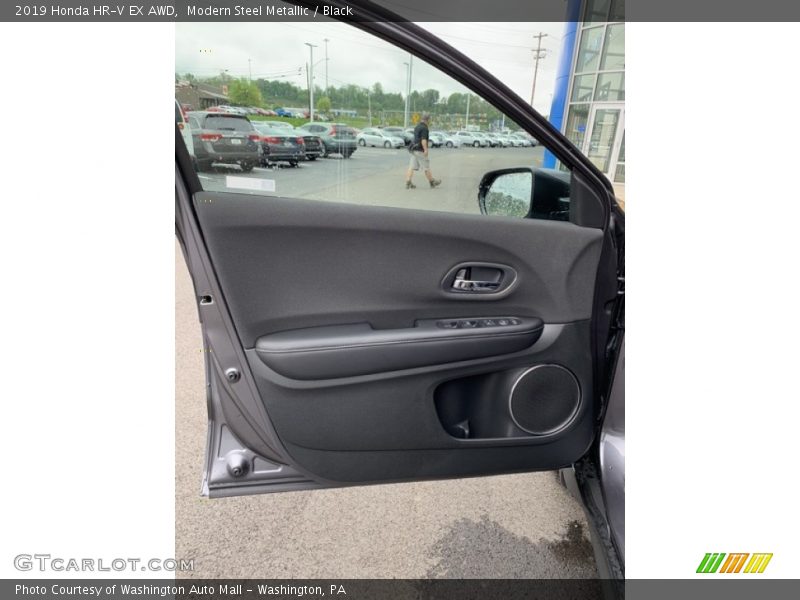 Modern Steel Metallic / Black 2019 Honda HR-V EX AWD
