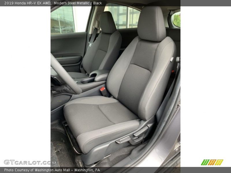 Modern Steel Metallic / Black 2019 Honda HR-V EX AWD
