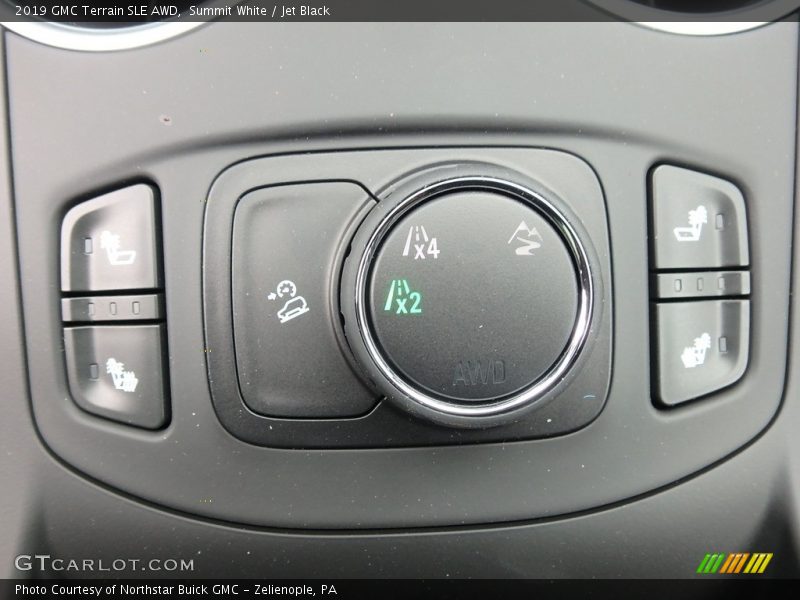 Summit White / Jet Black 2019 GMC Terrain SLE AWD