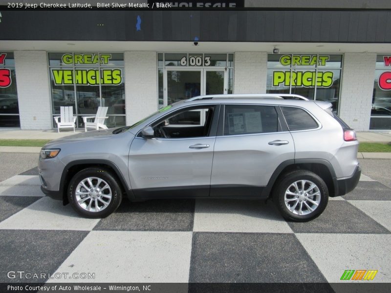 Billet Silver Metallic / Black 2019 Jeep Cherokee Latitude