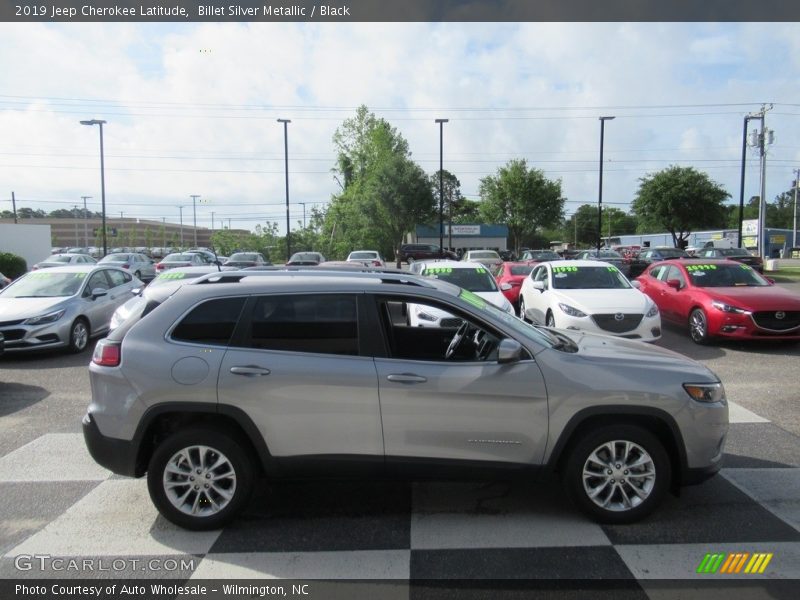 Billet Silver Metallic / Black 2019 Jeep Cherokee Latitude