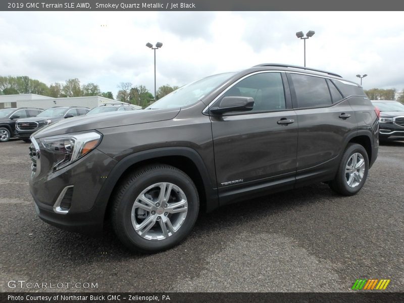 Smokey Quartz Metallic / Jet Black 2019 GMC Terrain SLE AWD