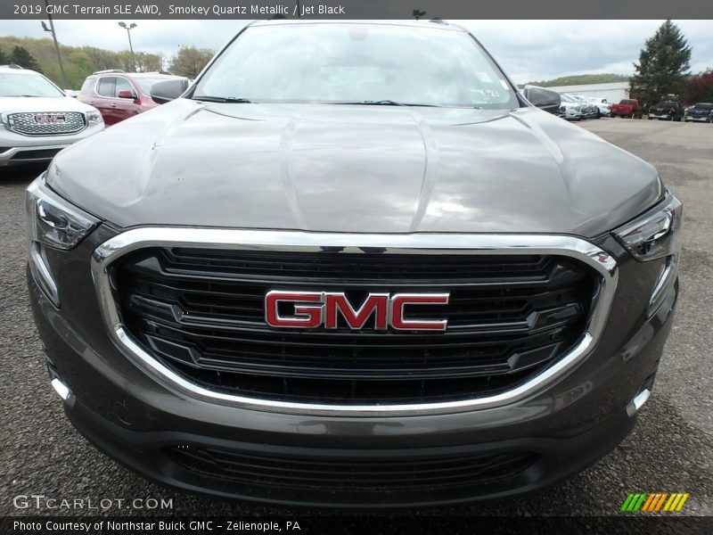 Smokey Quartz Metallic / Jet Black 2019 GMC Terrain SLE AWD