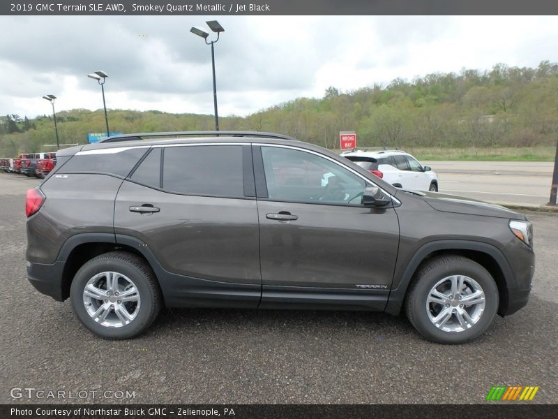 Smokey Quartz Metallic / Jet Black 2019 GMC Terrain SLE AWD