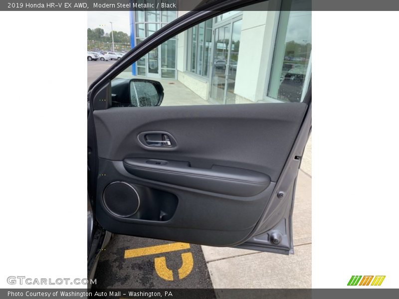 Modern Steel Metallic / Black 2019 Honda HR-V EX AWD