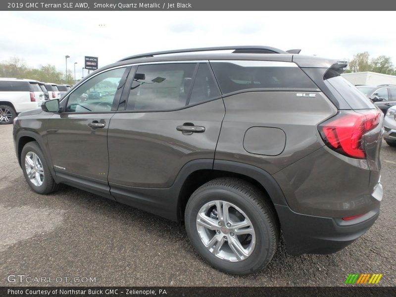 Smokey Quartz Metallic / Jet Black 2019 GMC Terrain SLE AWD
