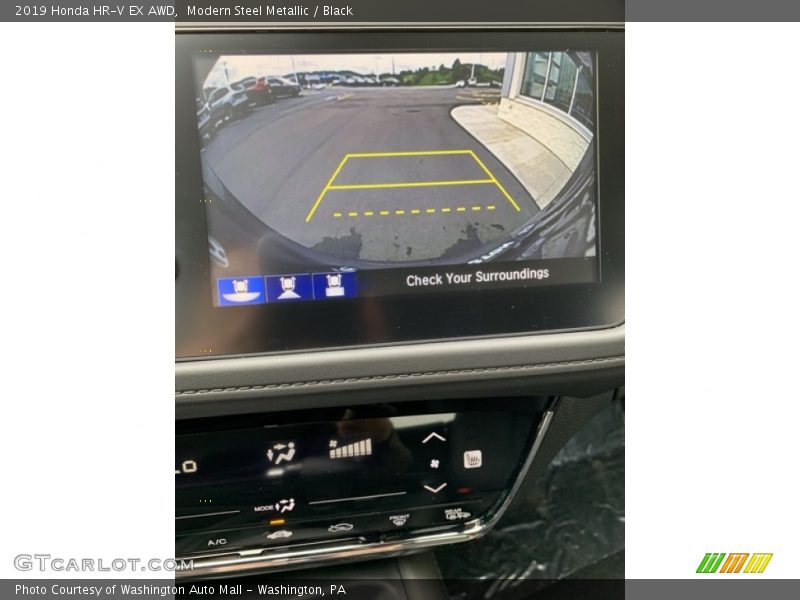 Modern Steel Metallic / Black 2019 Honda HR-V EX AWD