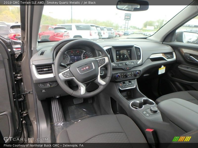 Smokey Quartz Metallic / Jet Black 2019 GMC Terrain SLE AWD