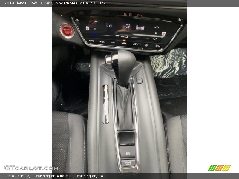 Modern Steel Metallic / Black 2019 Honda HR-V EX AWD