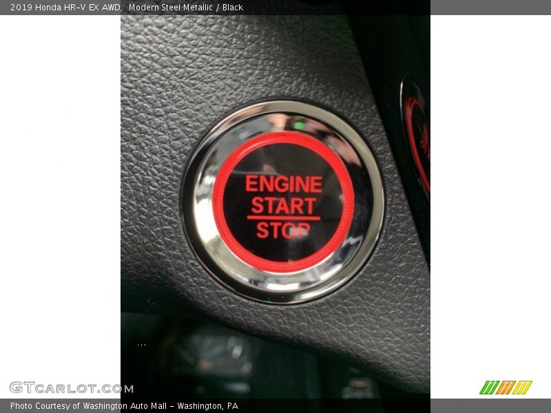 Modern Steel Metallic / Black 2019 Honda HR-V EX AWD