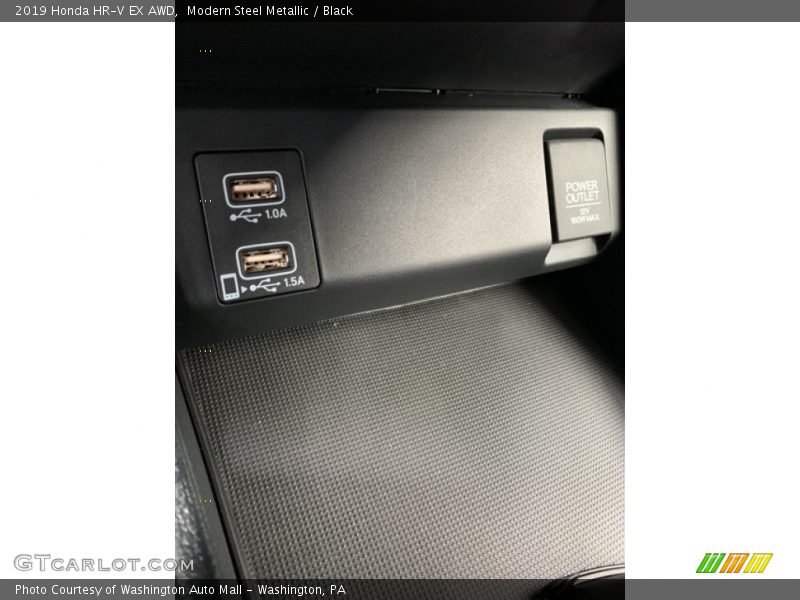 Modern Steel Metallic / Black 2019 Honda HR-V EX AWD