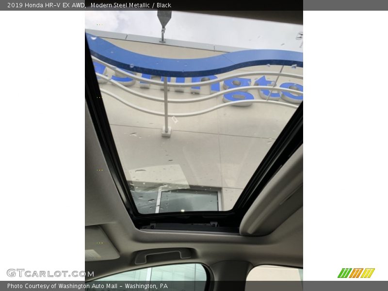 Modern Steel Metallic / Black 2019 Honda HR-V EX AWD