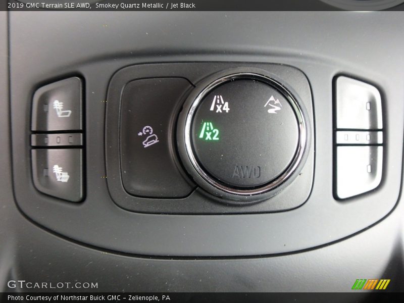 Smokey Quartz Metallic / Jet Black 2019 GMC Terrain SLE AWD