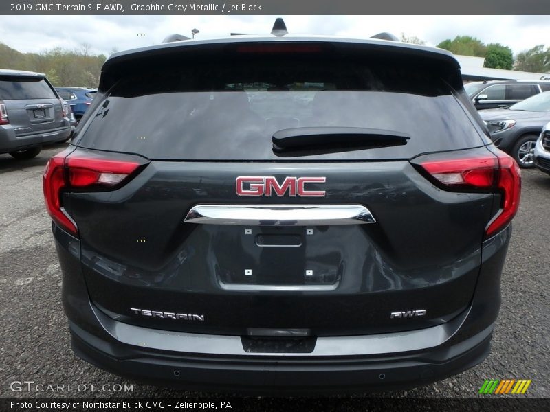 Graphite Gray Metallic / Jet Black 2019 GMC Terrain SLE AWD