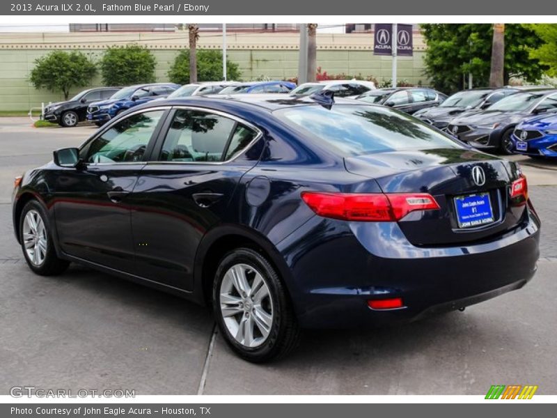 Fathom Blue Pearl / Ebony 2013 Acura ILX 2.0L