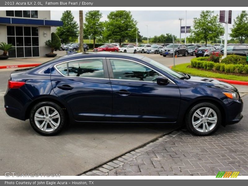 Fathom Blue Pearl / Ebony 2013 Acura ILX 2.0L