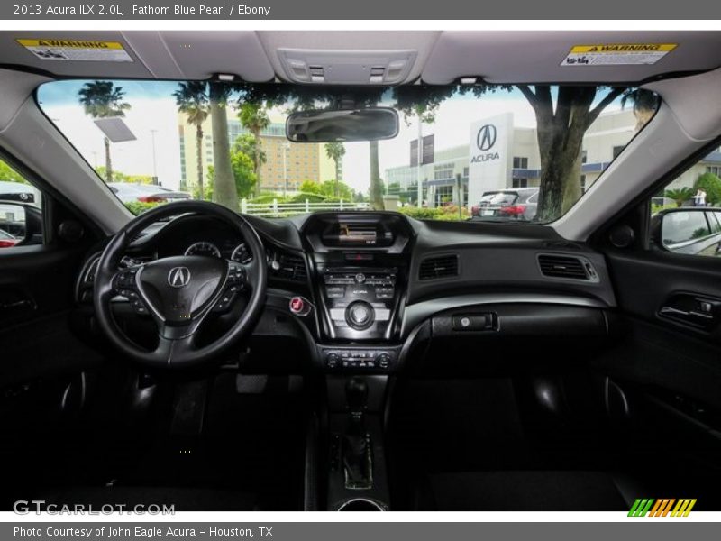Fathom Blue Pearl / Ebony 2013 Acura ILX 2.0L
