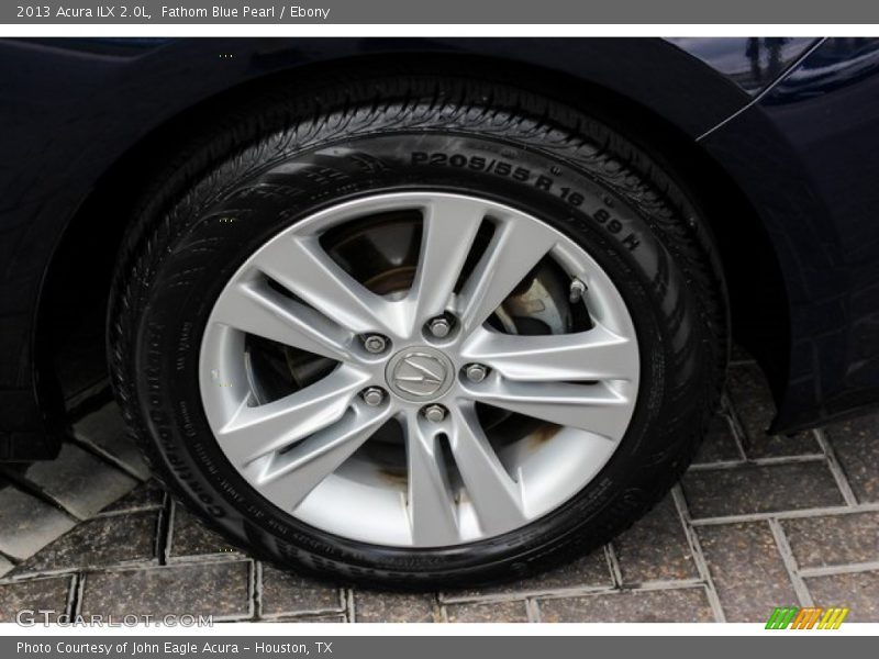 Fathom Blue Pearl / Ebony 2013 Acura ILX 2.0L