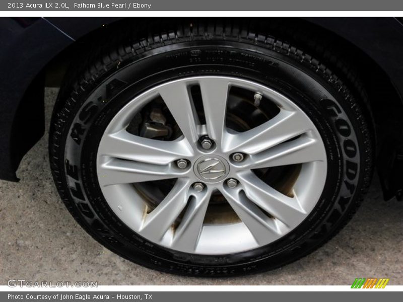 Fathom Blue Pearl / Ebony 2013 Acura ILX 2.0L