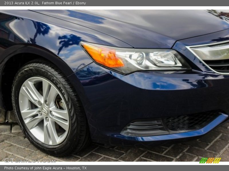 Fathom Blue Pearl / Ebony 2013 Acura ILX 2.0L