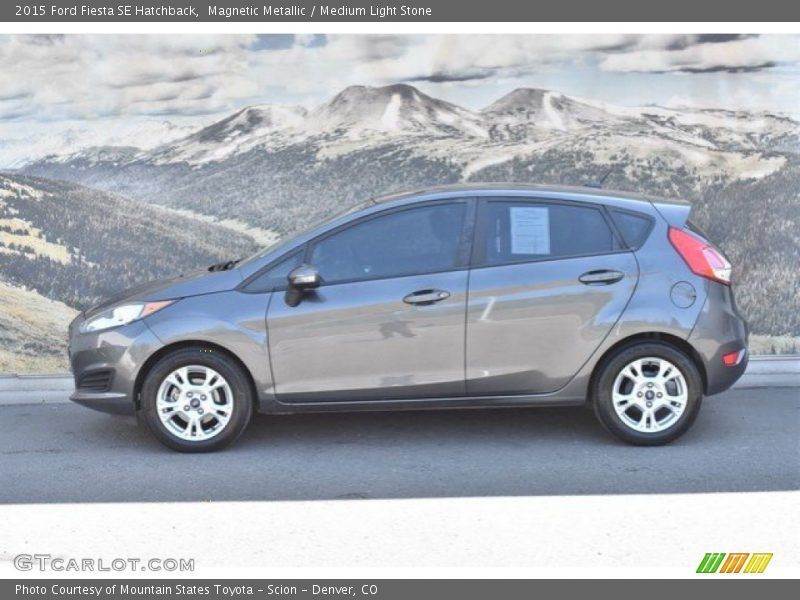 Magnetic Metallic / Medium Light Stone 2015 Ford Fiesta SE Hatchback