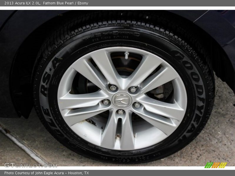Fathom Blue Pearl / Ebony 2013 Acura ILX 2.0L