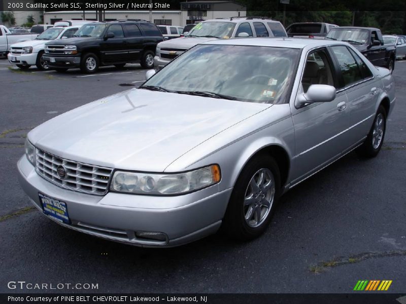 Sterling Silver / Neutral Shale 2003 Cadillac Seville SLS