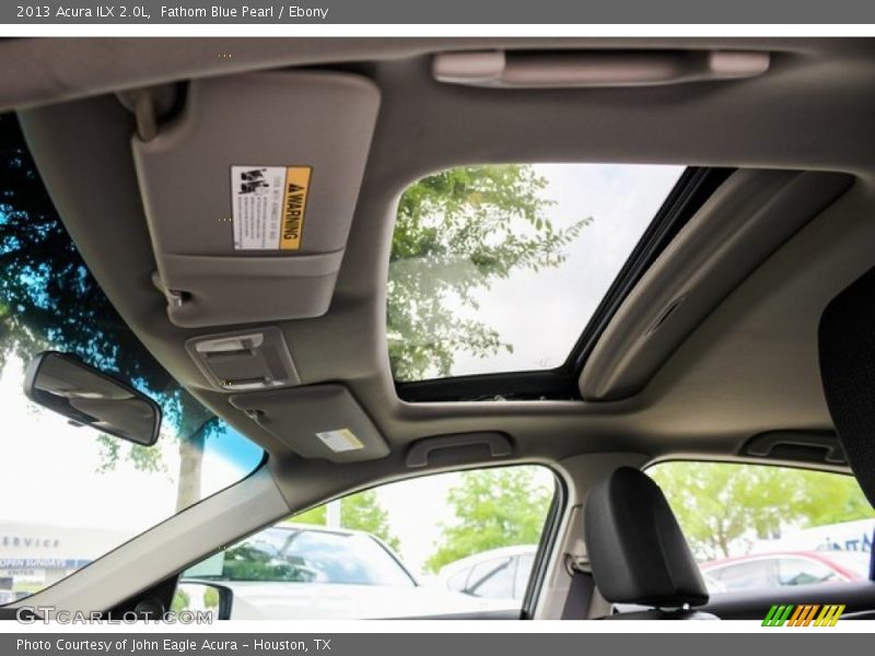 Fathom Blue Pearl / Ebony 2013 Acura ILX 2.0L