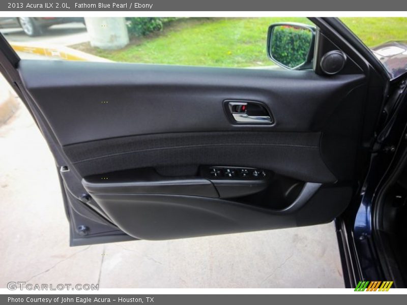 Fathom Blue Pearl / Ebony 2013 Acura ILX 2.0L