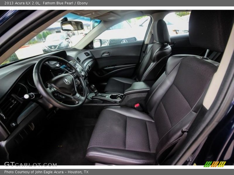 Fathom Blue Pearl / Ebony 2013 Acura ILX 2.0L