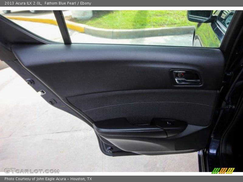 Fathom Blue Pearl / Ebony 2013 Acura ILX 2.0L