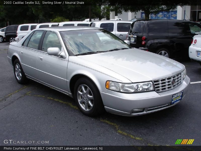 Sterling Silver / Neutral Shale 2003 Cadillac Seville SLS