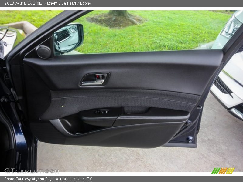 Fathom Blue Pearl / Ebony 2013 Acura ILX 2.0L